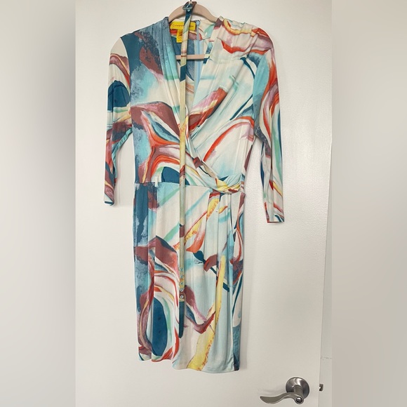 Catherine Malandrino Runway Silk Jersey Motif Dress 2009 Collection - Picture 3 of 5